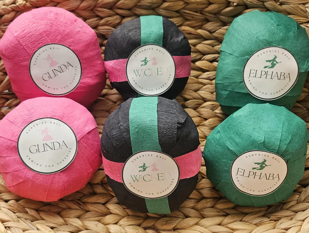 Wicked Surprise Balls,Surprise Balls,Glinda Surprise Balls,Elphaba Surprise Balls,Wicked Party Fa... | Etsy (US)