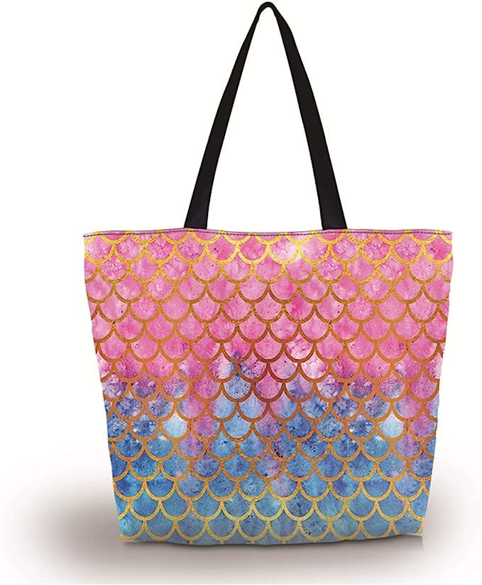 Large Eco Reusable Eco-friendly Shopping Bag Handle Case Bag Travel Totes Bag | Amazon (US)