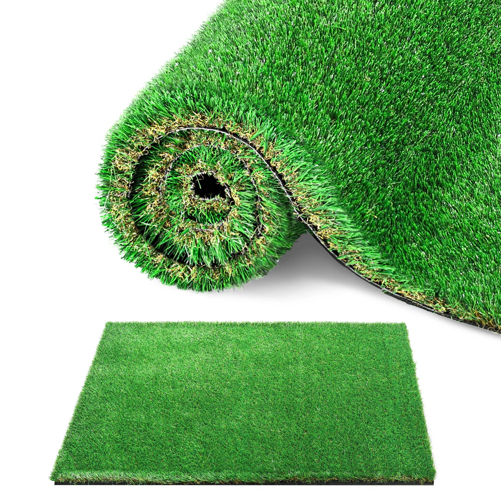 Pet Friendly Artificial Grass Turf, Outdoor Runner With Drainage, Thick Pile For Patio, Balcony, ... | Wayfair North America