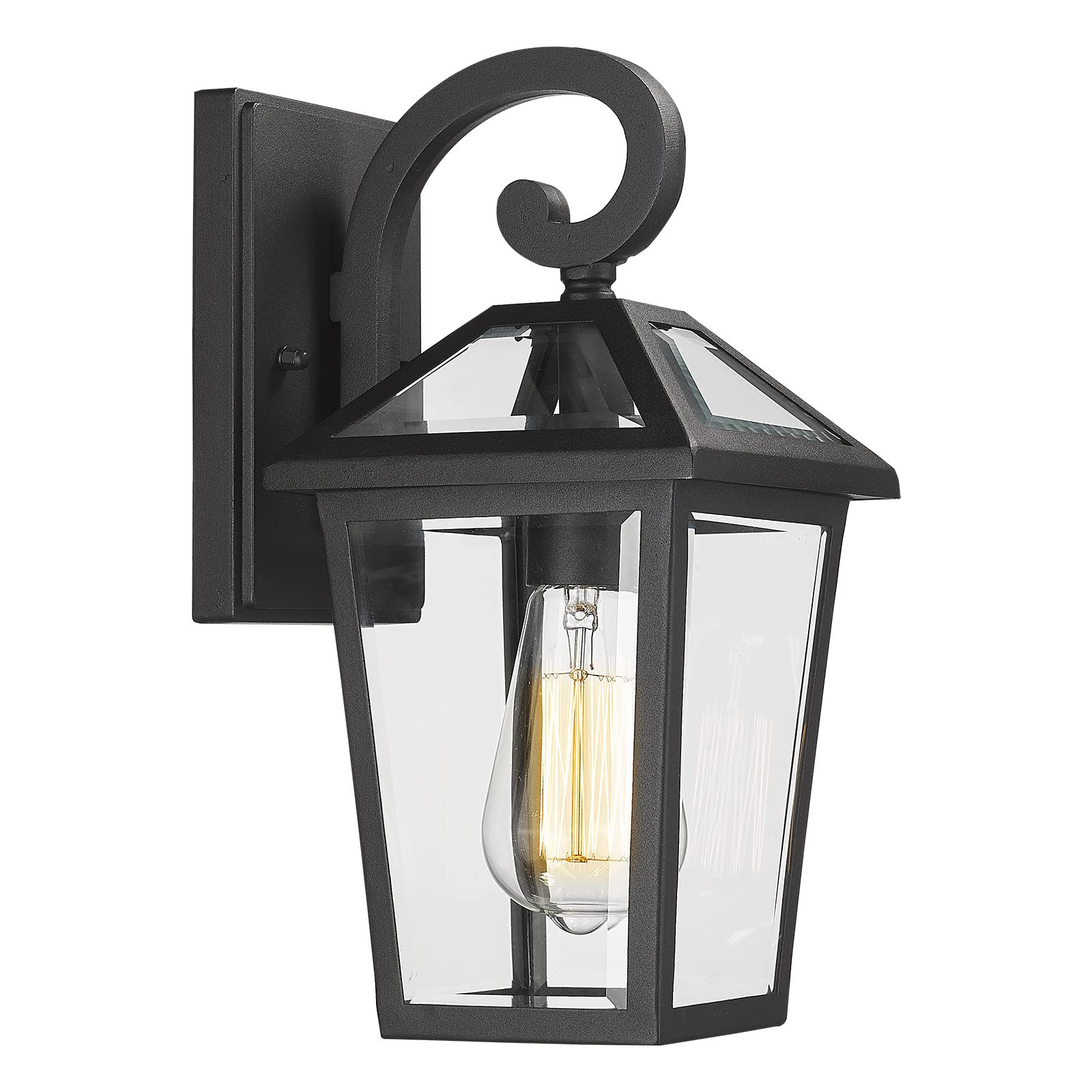 Luminzone Outdoor Light Fixtures Wall Mount, Waterproof Exterior Wall Lanterns with Glass, Outsid... | Amazon (US)