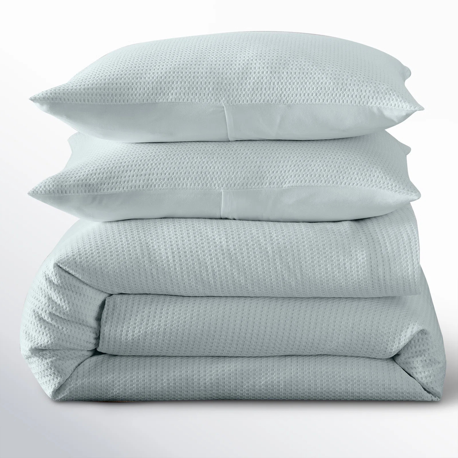 RE/FINE™ Felix Cotton Waffle Duvet Set & Reviews | Wayfair | Wayfair North America