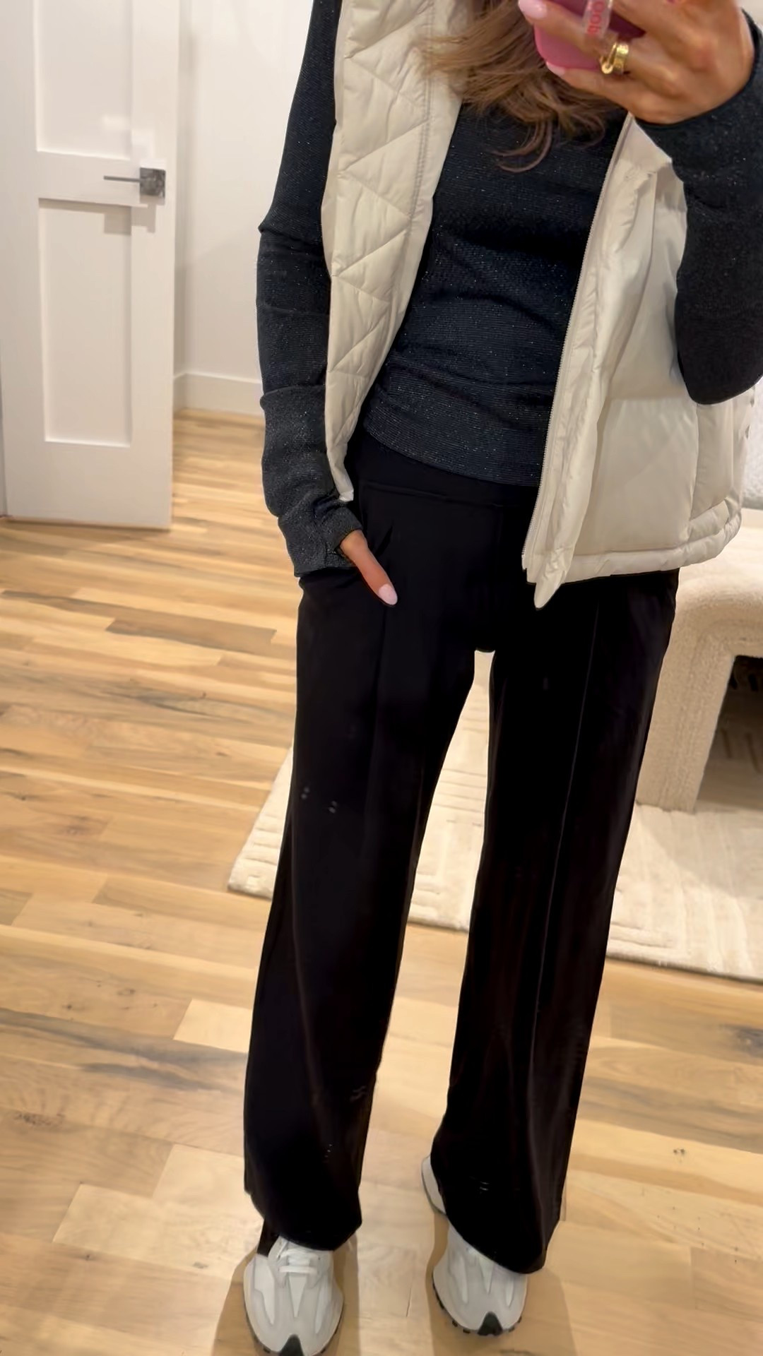 New align palazzo pants and come in a petite length 

#LTKFindsUnder50 #LTKFindsUnder100 #LTKPetite