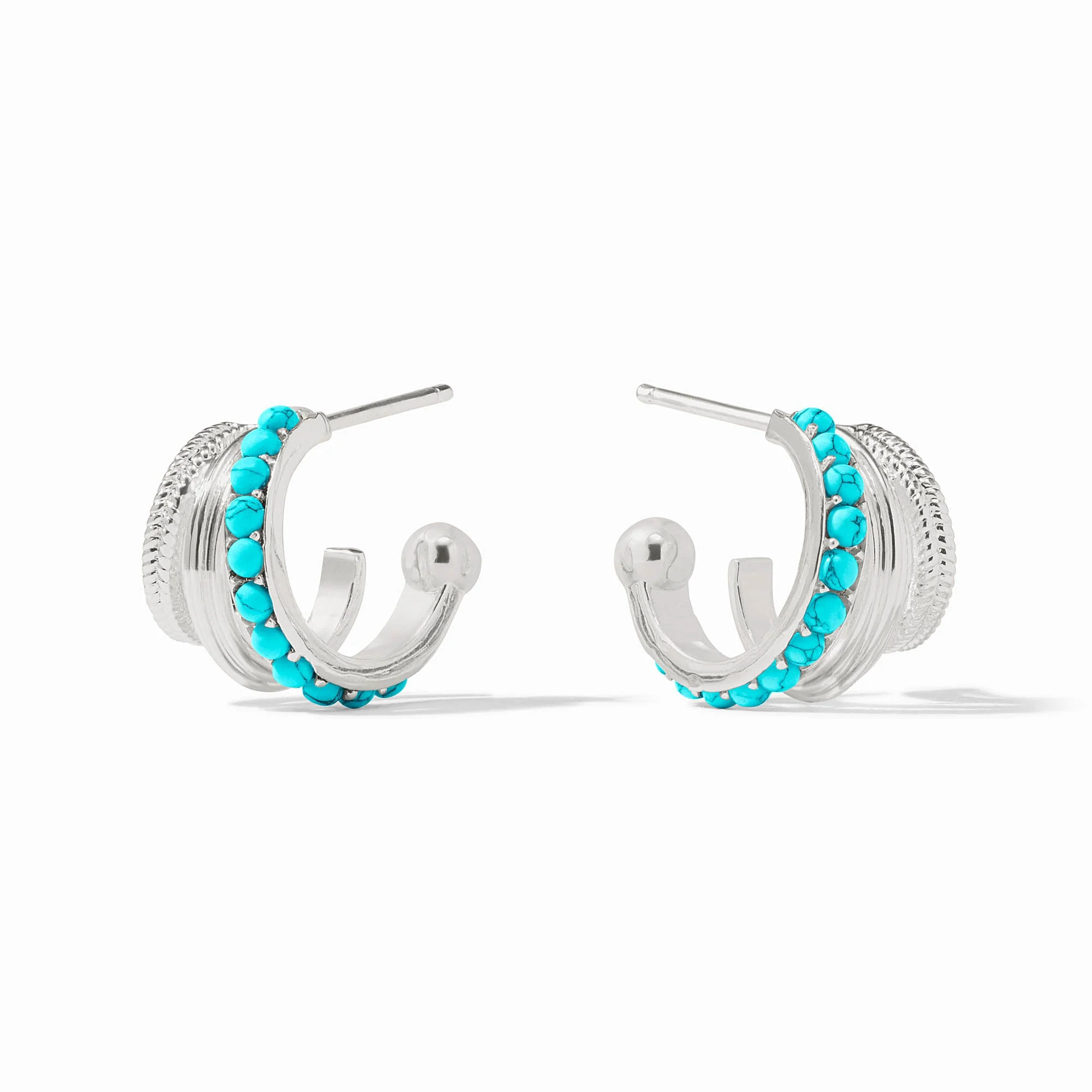 Hydra Silver Triple Hoop | Julie Vos