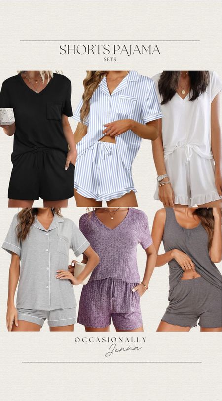 Shorts pajama sets, all from Amazon.



Pajama shorts sets, pajama shorts

#LTKfindsunder50 #LTKstyletip
