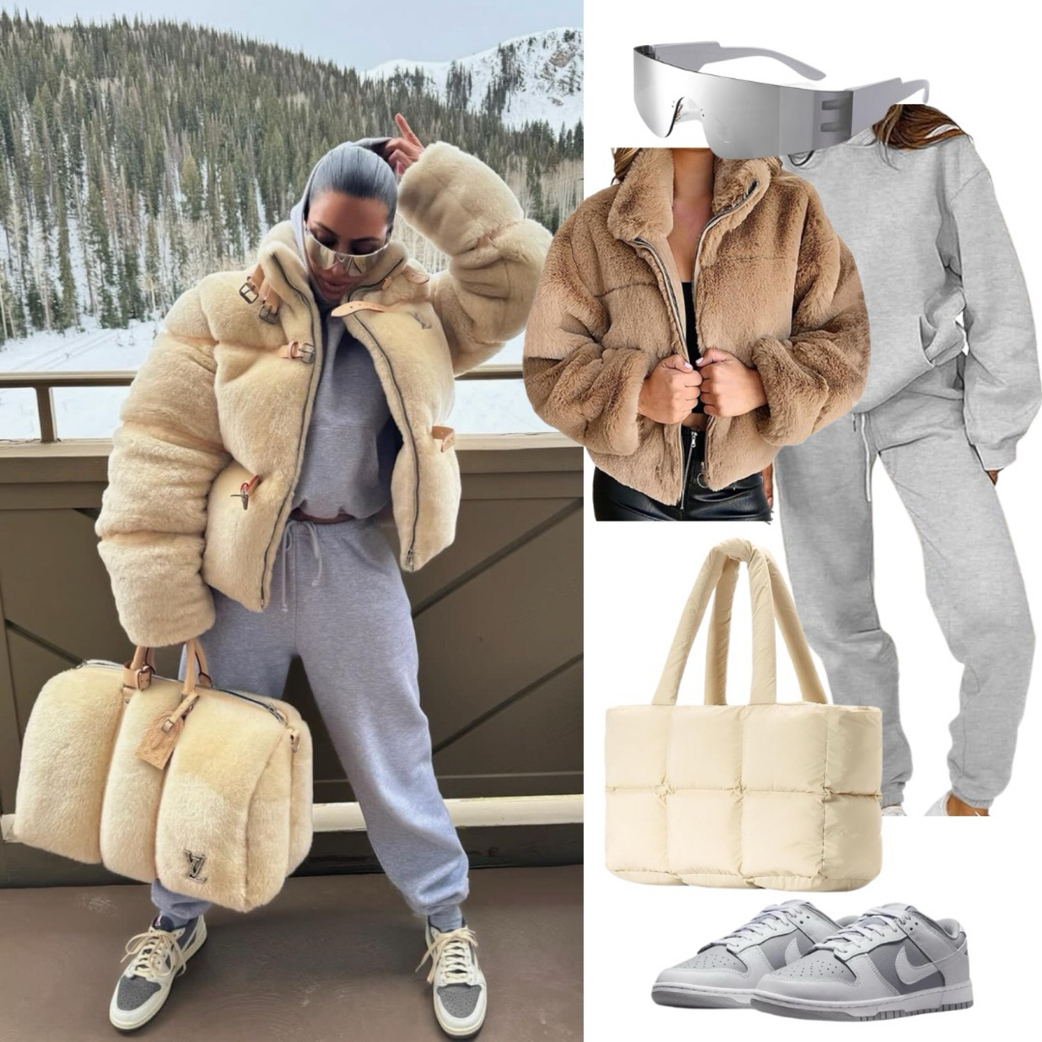 Kim Kardashian inspired look perfect for chilly practices. Almost everything from AMAZON. #sportsmom #sweatsuit #sets

#LTKfindsunder50 #LTKshoecrush #LTKfindsunder100