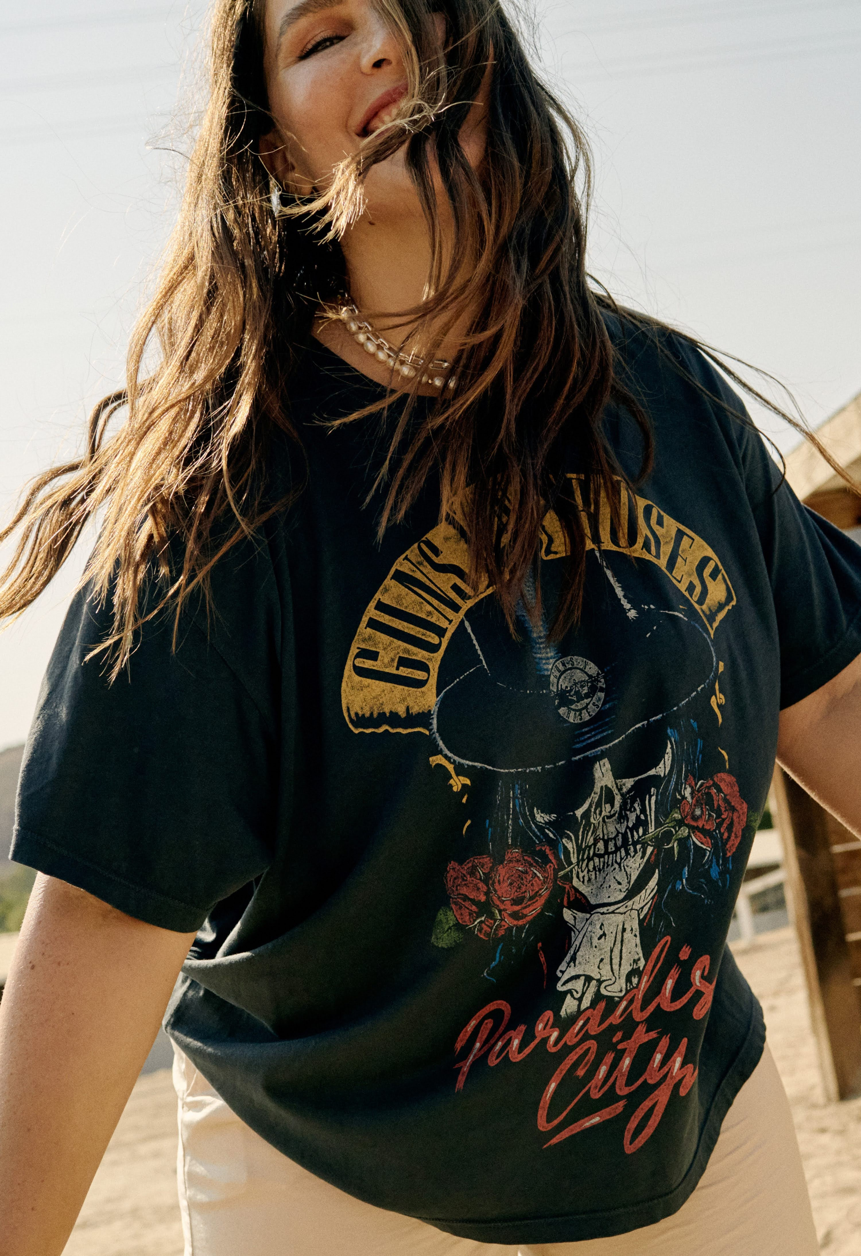 Guns n' roses paradise city boyfriend tee es | Daydreamer