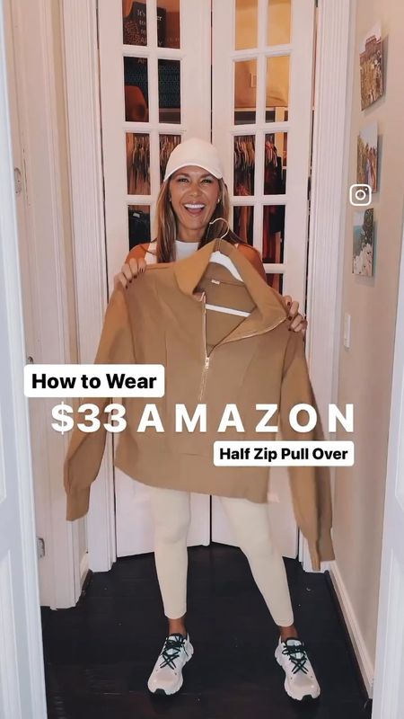 How to wear a half zip pullover...

#LTKsalealert #LTKstyletip #LTKfindsunder50