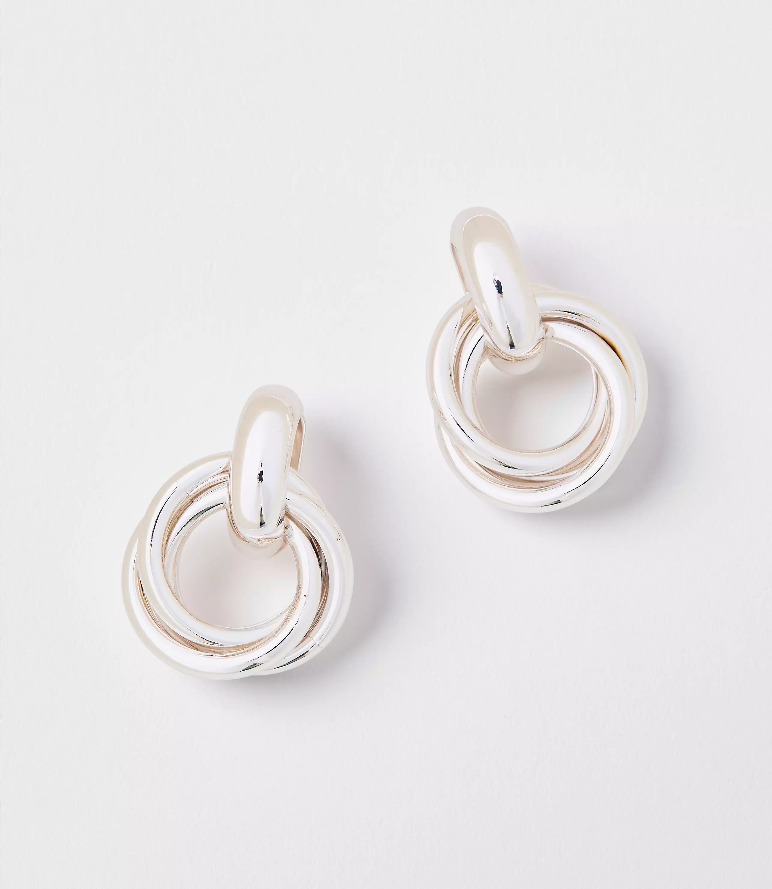 Twist Link Earrings | LOFT