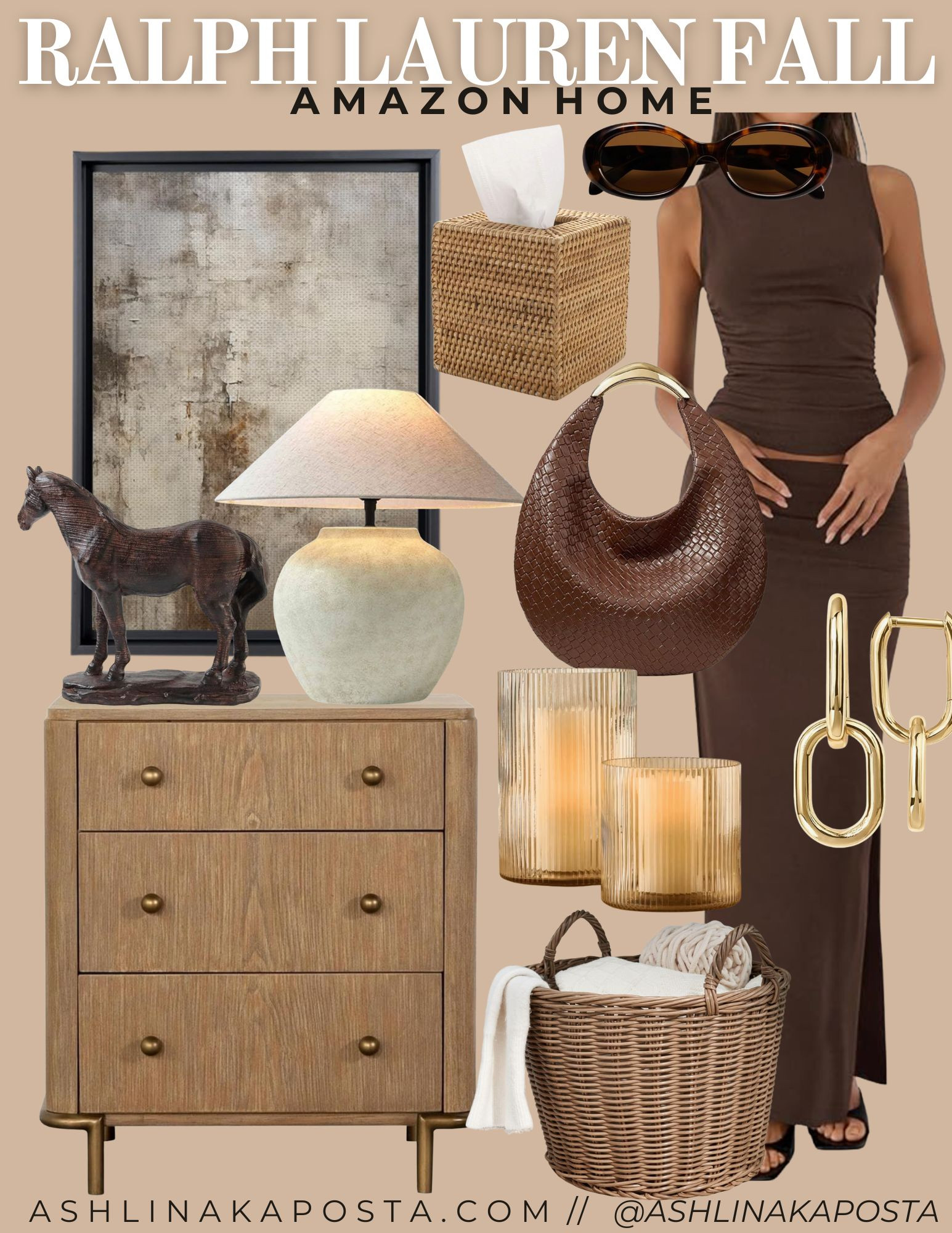 Ralph Lauren fall vibes, but Amazon finds 🐎✨ Think rich textures, warm woods, timeless neutrals, and chic accents that bring that iconic, equestrian-inspired elegance into your home. These Amazon picks feel luxe, classic, and effortlessly stylish—perfect for cozying up your space this season. #AmazonHome #RalphLaurenStyle #FallHomeDecor 

 #LTKHome