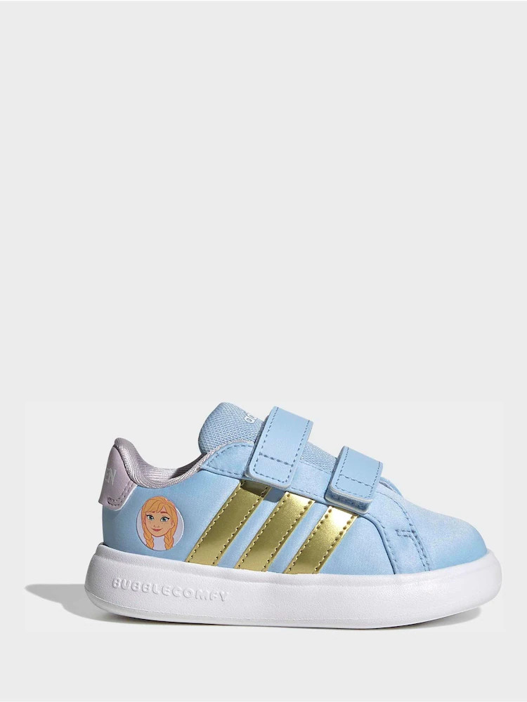 adidas Blue Disney Frozen Grand Court 3.0 Infant Trainers | Next US