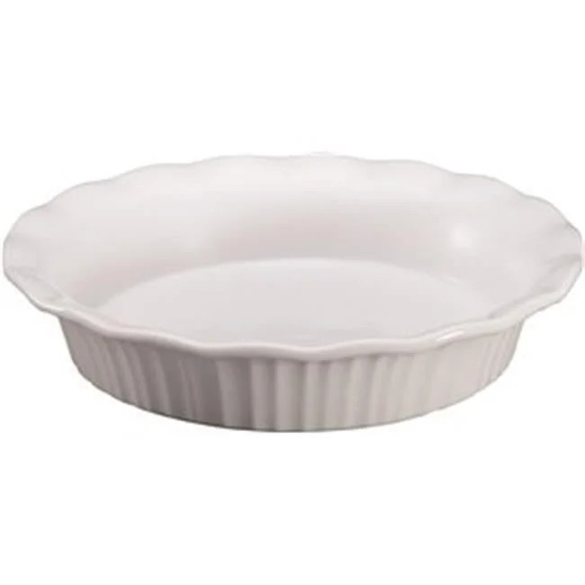 CorningWare Stoneware 9" Round White Pie Pan | Walmart (US)