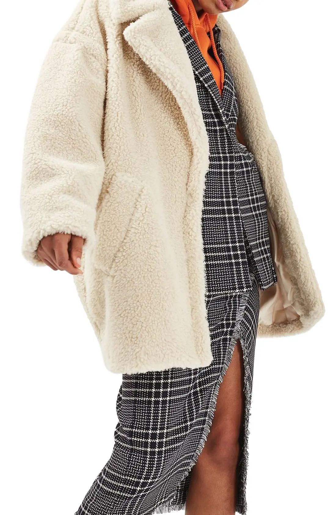 Borg Cocoon Coat | Nordstrom