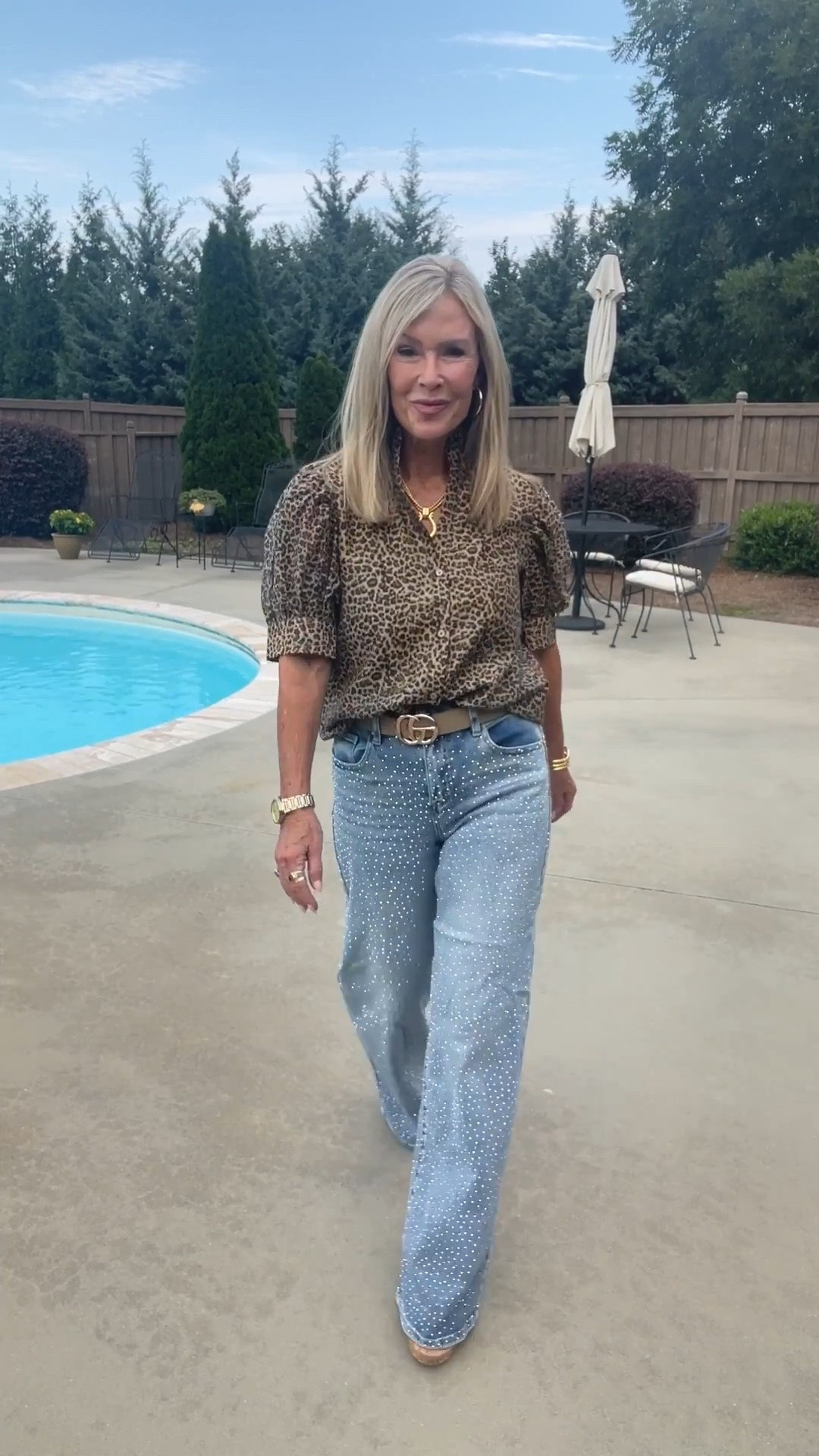 Cutest leopard print top looks great with jeans or black pants!!!

#LTKdayinmylife #LTKootd