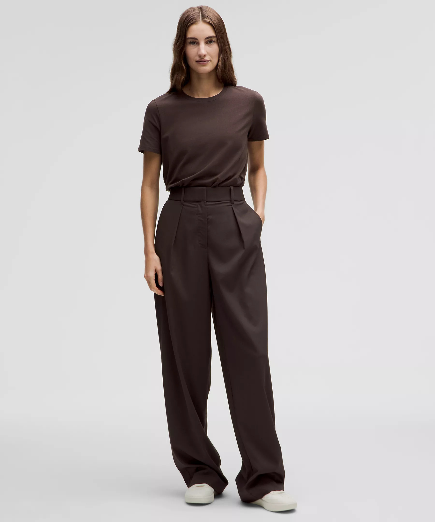 Love Curved-Hem Crewneck T-Shirt | Lululemon (US)