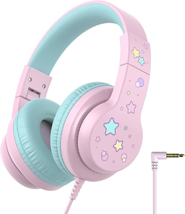iClever HS19S Kids Headphones for School, Over-Ear for Toddler Boys Girls | Amazon (US)