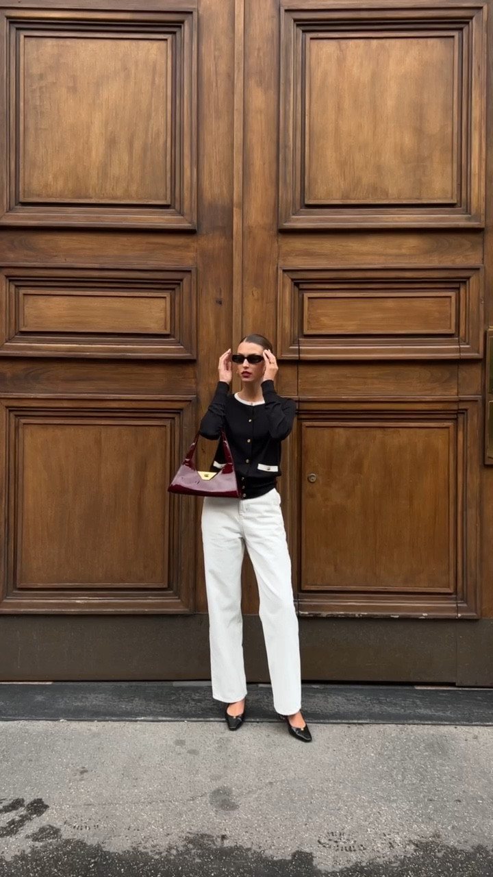 I can’t think of a more classy style than a black relaxed cardigan with contrasting white and golden buttons detailing. There is something about this design it feels timeless to me and so easy to pair with just a pair of white pants and a black heel. 

#LTKstyletip #LTKSeasonal #LTKeurope