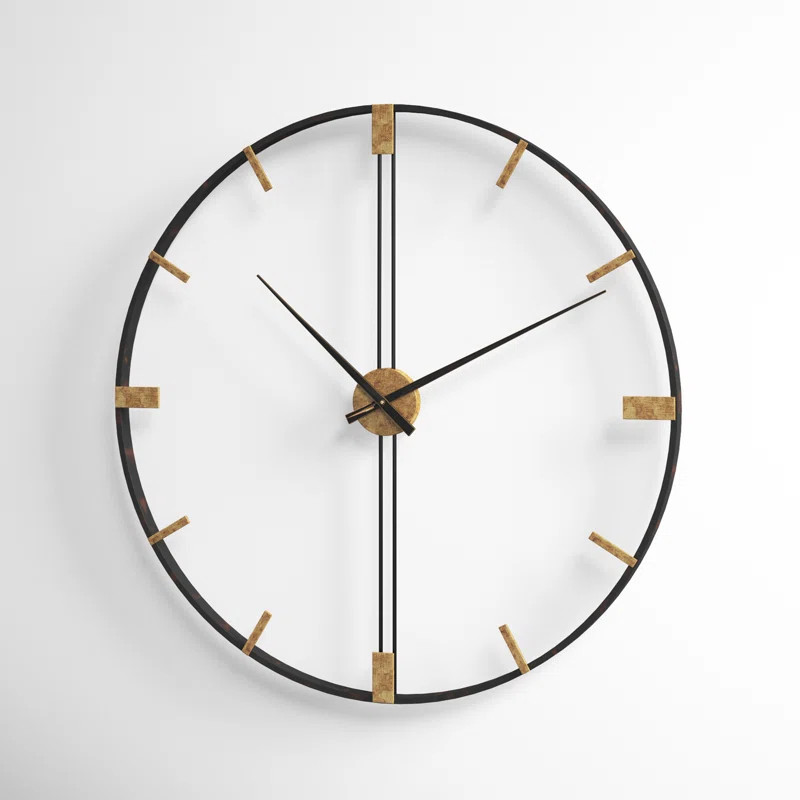Oversized Henderson 41" Wall Clock | Wayfair North America