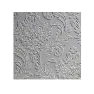 Anaglypta High Trad Paintable Textured Vinyl Non-Pasted Wallpaper Roll (Covers 57.5 Sq. Ft.) 437-... | The Home Depot