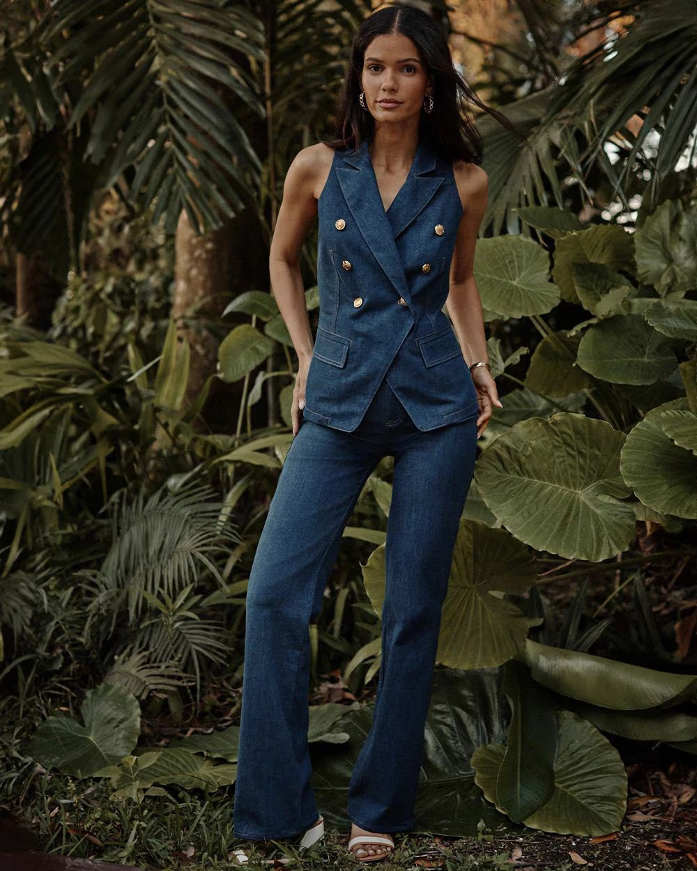 Extra High-Rise Sculpt Denim Trouser | White House Black Market | White House Black Market