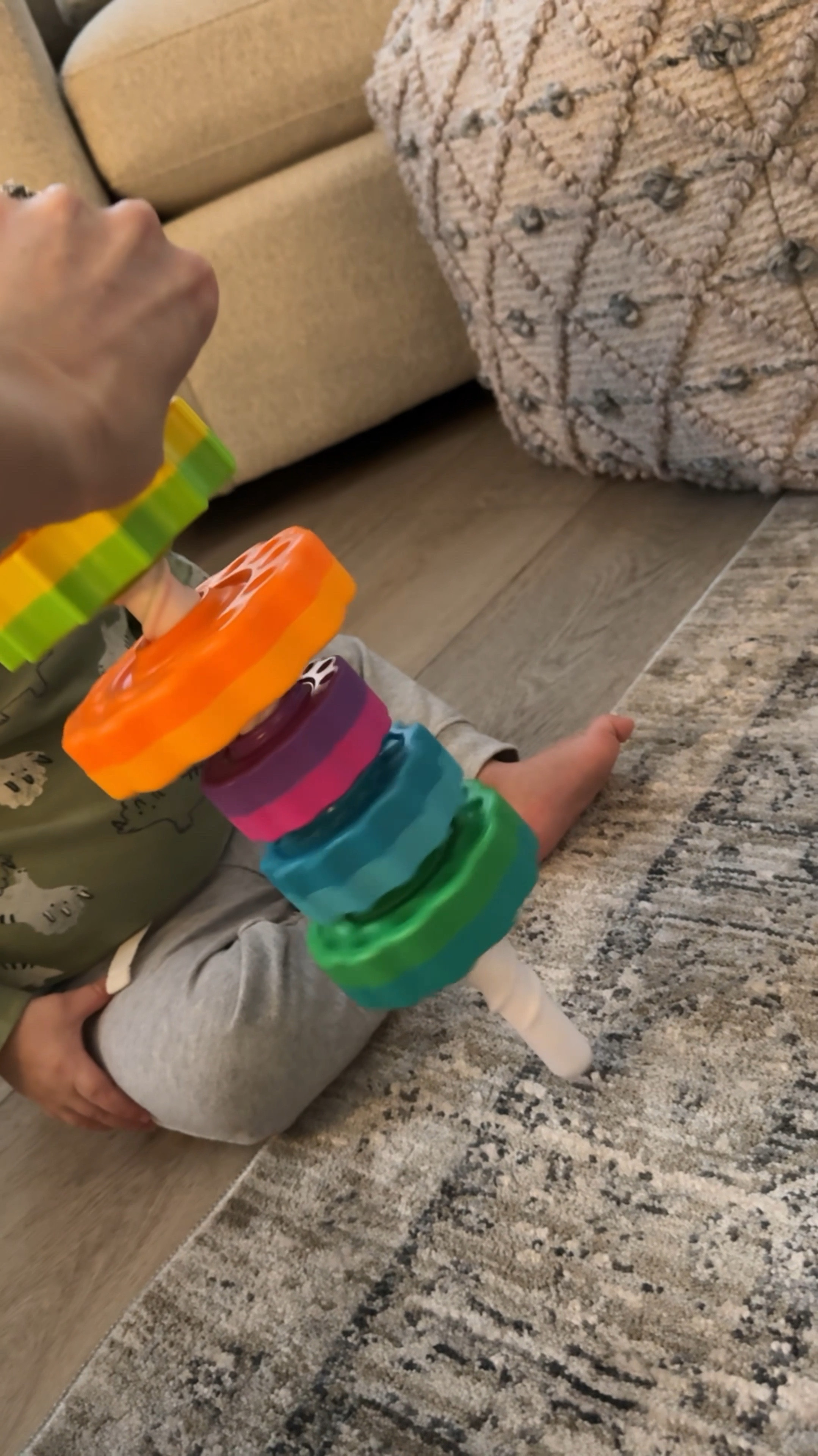 One of Jordan’s favorite gifts! Perfect for toddlers to teach hand eye coordination! I don’t know who has more fun with it… him or me 😂 it’s so colorful too! 

#LTKKids