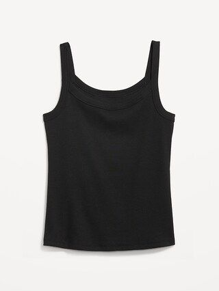 Fitted Rib-Knit Tank Top | Old Navy (CA)