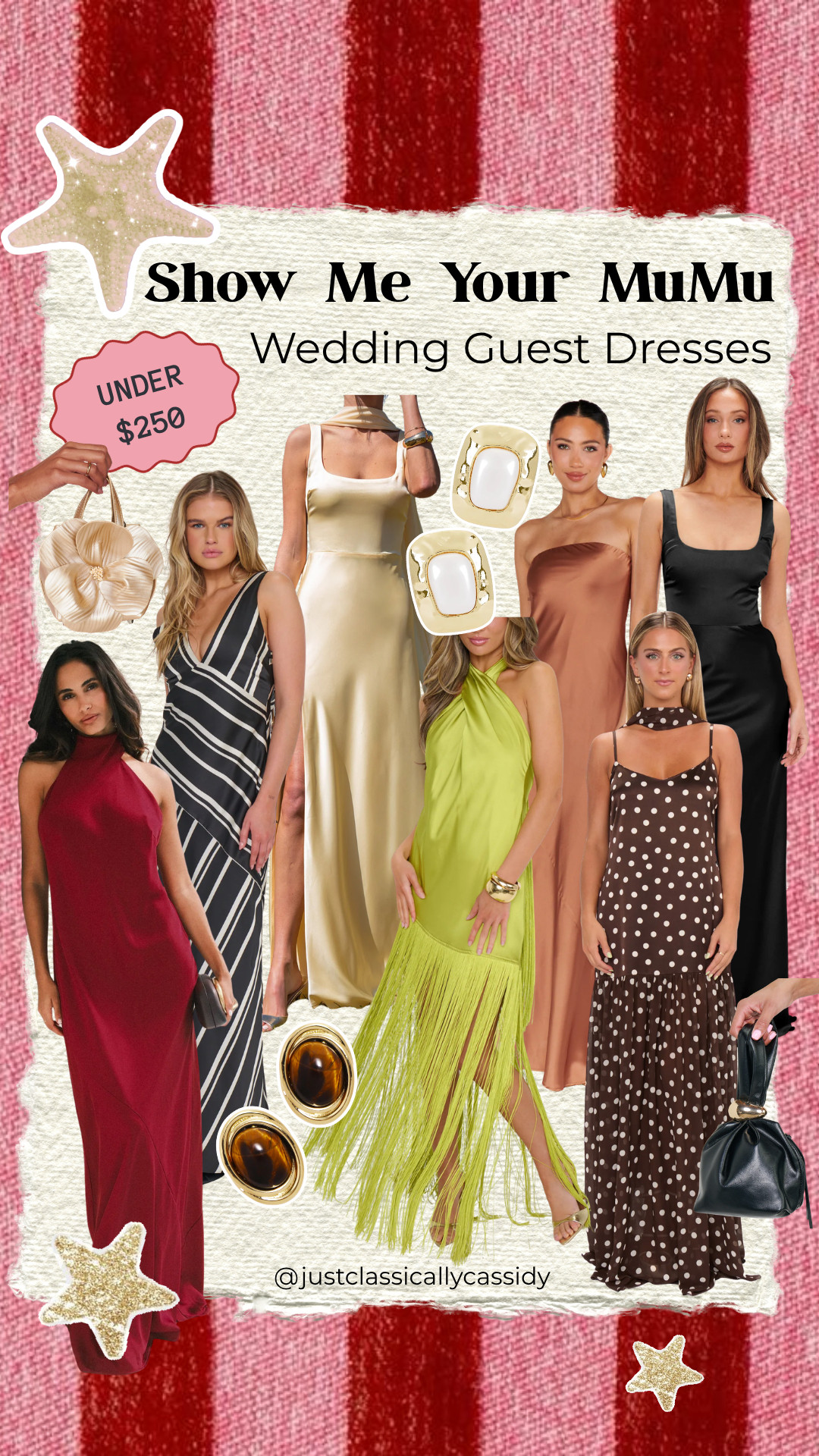 Wedding guest dresses but make them FUN! 

Show Me Your Mumu has so many good options right now! Rounded up some of my favorites under $250 💕





Fall wedding guest dresses, black tie, formal, maxi dress, halter, print, polka dot, stripe, fringe, accessories, purse, earrings, justclassicallycassidy



 

 #LTKootd #LTKSeasonal