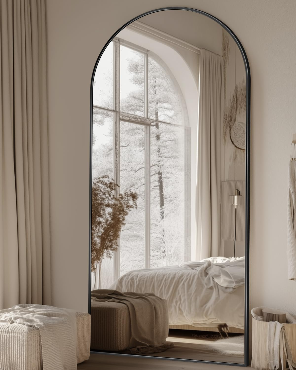 Suidia Arched Full Length Mirror, 71"x28" Floor Mirror Freestanding, Floor Standing Full Body Mir... | Amazon (US)