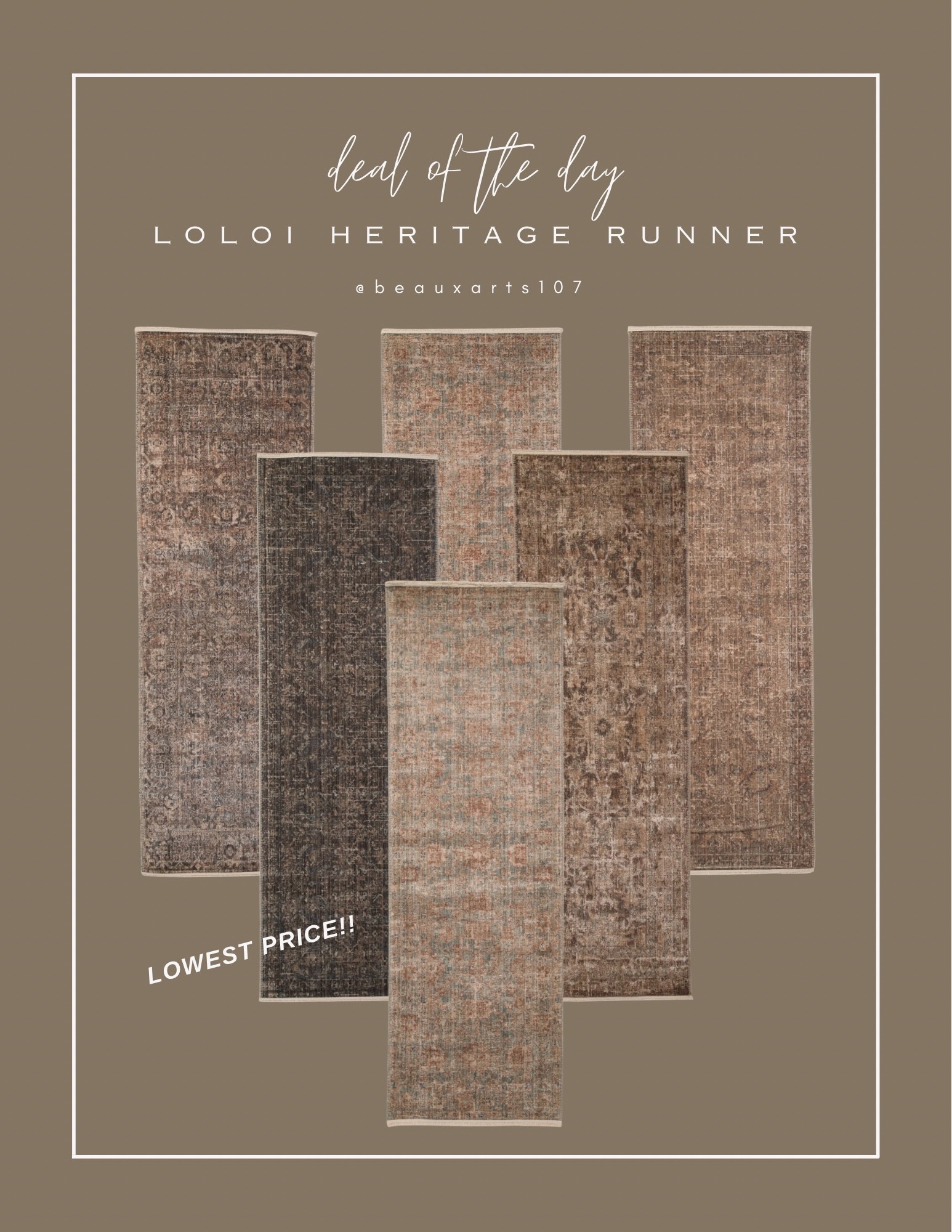 Obsessed w/ this Loloi rug! It’s probably my favorite collection b/c all the prints/color are SO good, it’s impossible to choose! It is on sale here for the lowest price ever!!

#LTKHome #LTKFindsUnder100 #LTKSaleAlert