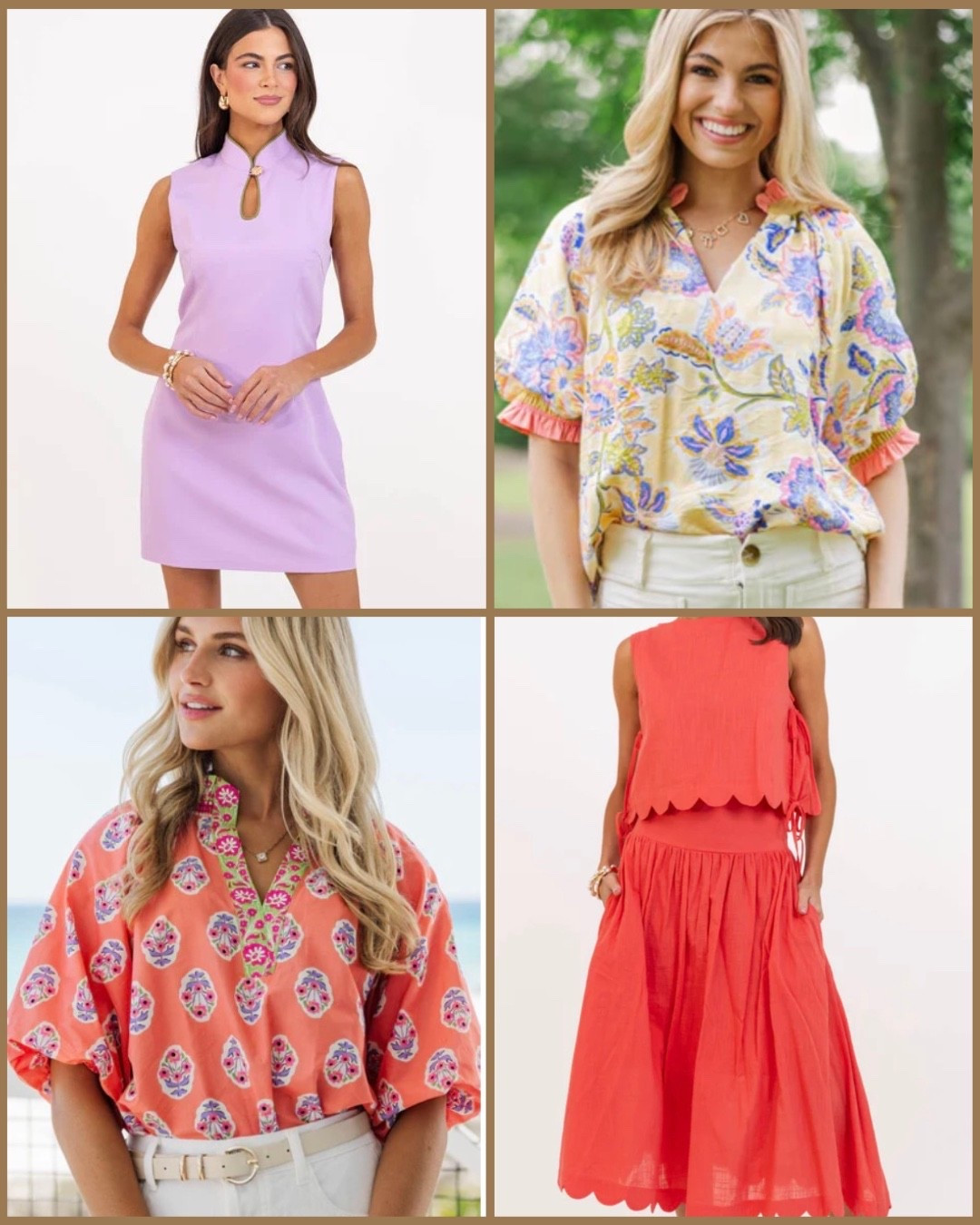 These boutique beauties are serving all the spring-to-summer vibes 🌸🍊 From pretty pastels to bold coral statements, every piece is perfect for brunch dates, beach trips, baby showers, and everything in between. Which one is coming home with you? 💕

🛍️ Linked in my LTK!

#LTKStyleTip #LTKFindsUnder100 #SouthernGirlStyle #BoutiqueFashion #SpringStyle #SummerWardrobe #ColorfulStyle #PreppyFashion #OOTDInspo #VacationStyle #ResortWear #BrunchOutfit #AffordableFashion #LTKFashion #SouthernGirlStaples

#LTKTravel #LTKSeasonal #LTKmomlife