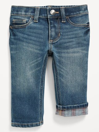 Unisex Built-In Warm Straight Jeans for Baby | Old Navy (US)