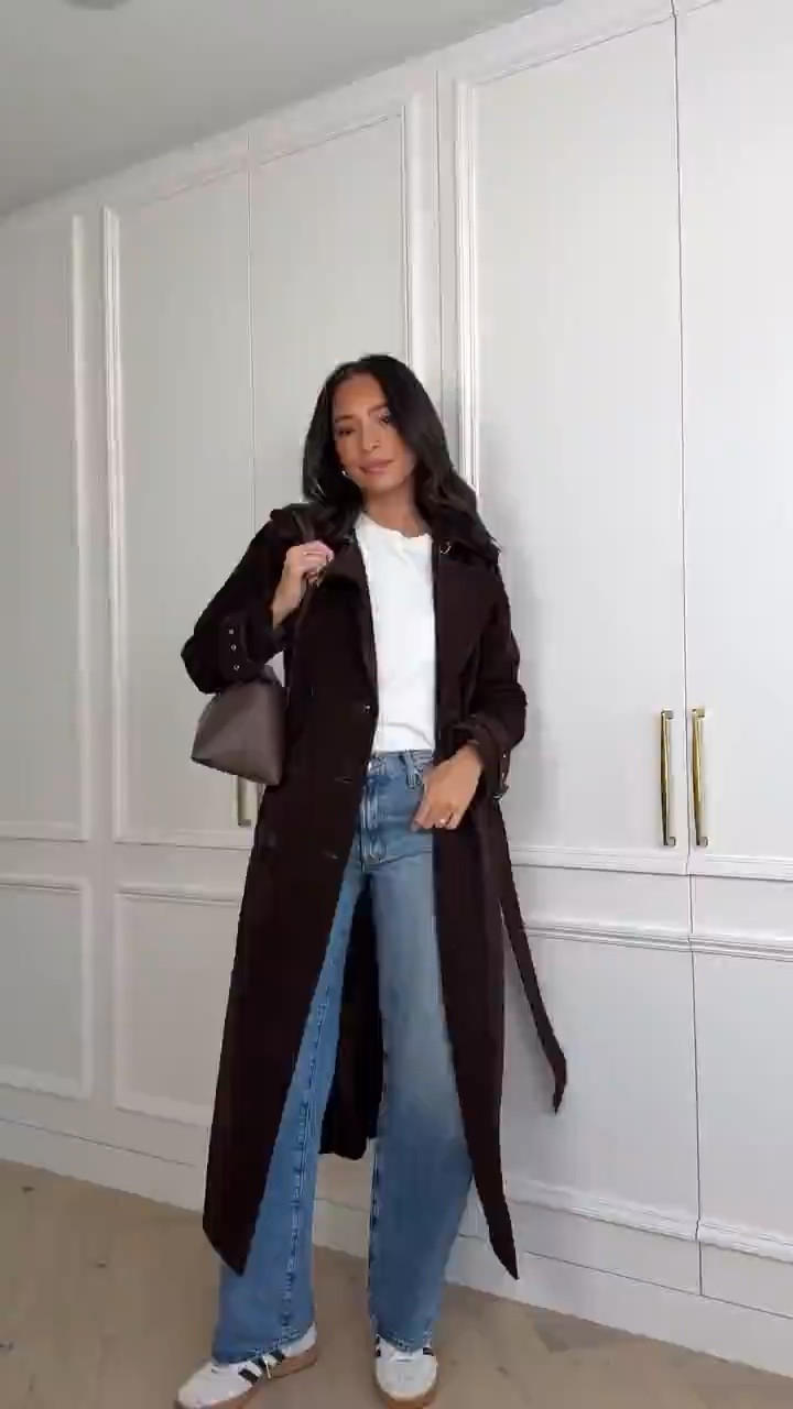 35% OFF!! This suede trench coat is the perfect shade of chocolate brown and the best layer for fall. It was one of my favorites from the Nordstrom Anniversary Sale last year and it is restocked!! It's under $200 and also comes in a deep maroon color. Wearing size S white tee, size small suede trench coat and size 26 jeans 

nordstrom sale, nsale, fall outfit, fall fashion, winter outfit, winter fashion, suede coat, fall coat, winter coat, fall capsule wardrobe, closet essentials

#LTKSaleAlert #LTKSeasonal