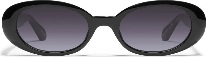 Felt Cute 52mm Gradient Small Oval Sunglasses | Nordstrom