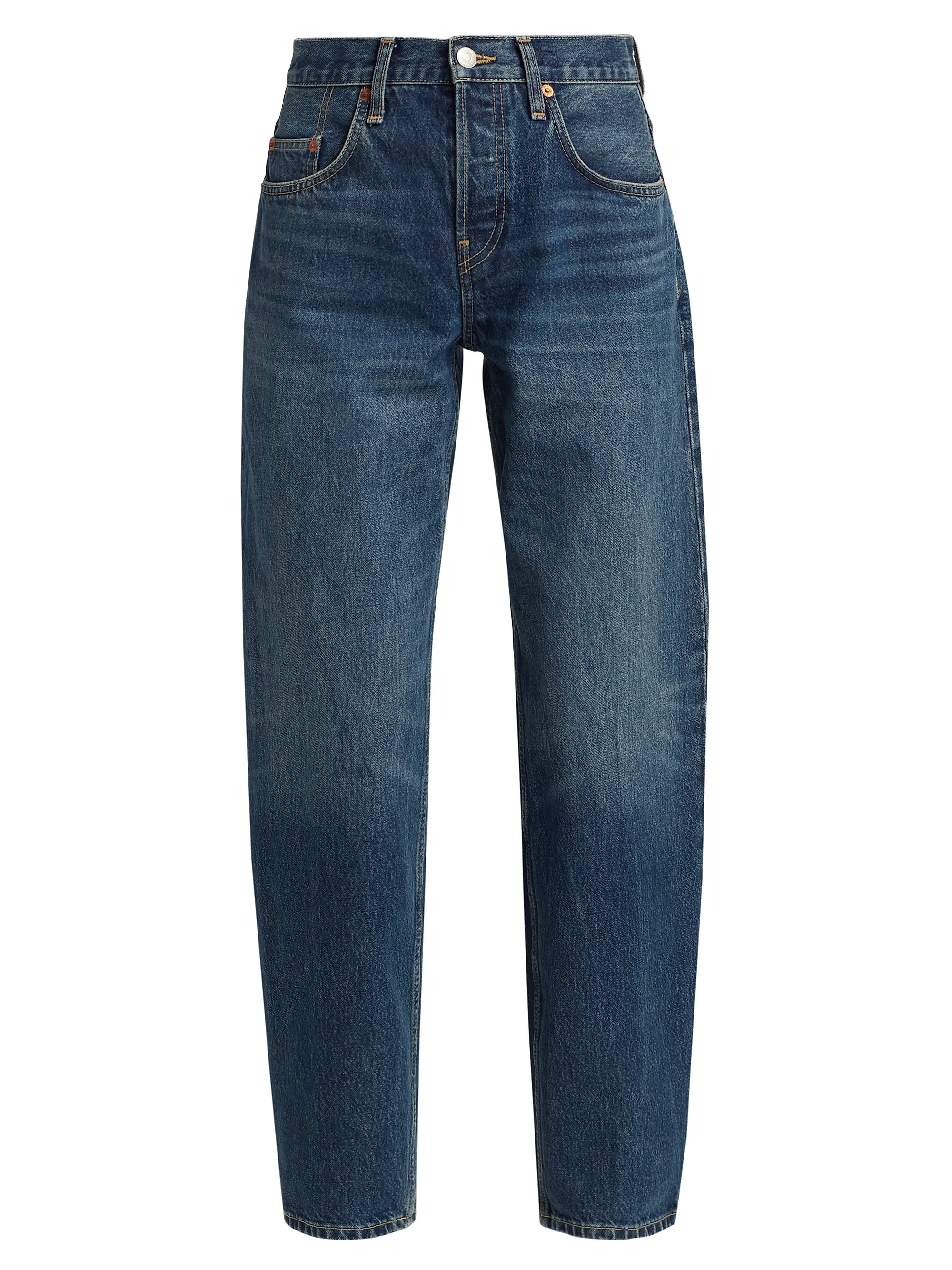 Wide Tapered-Leg Jeans | Saks Fifth Avenue