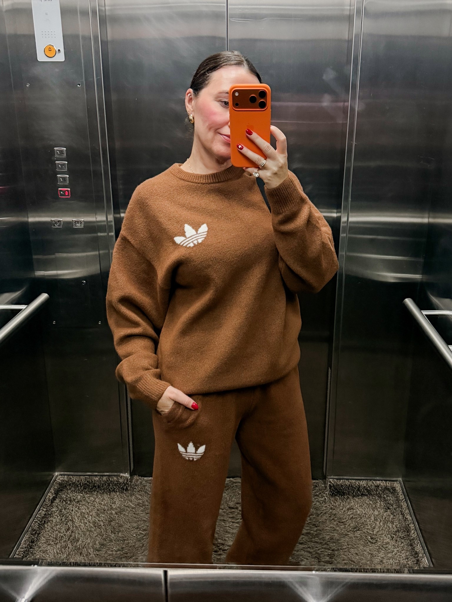 This has to be THE cosiest tracksuit set ever!!! Comes in a grey marl colour and cream colour also! Tempted to get both!! #adidas #tracksuit #adidasset 

#LTKuae #LTKstyletip