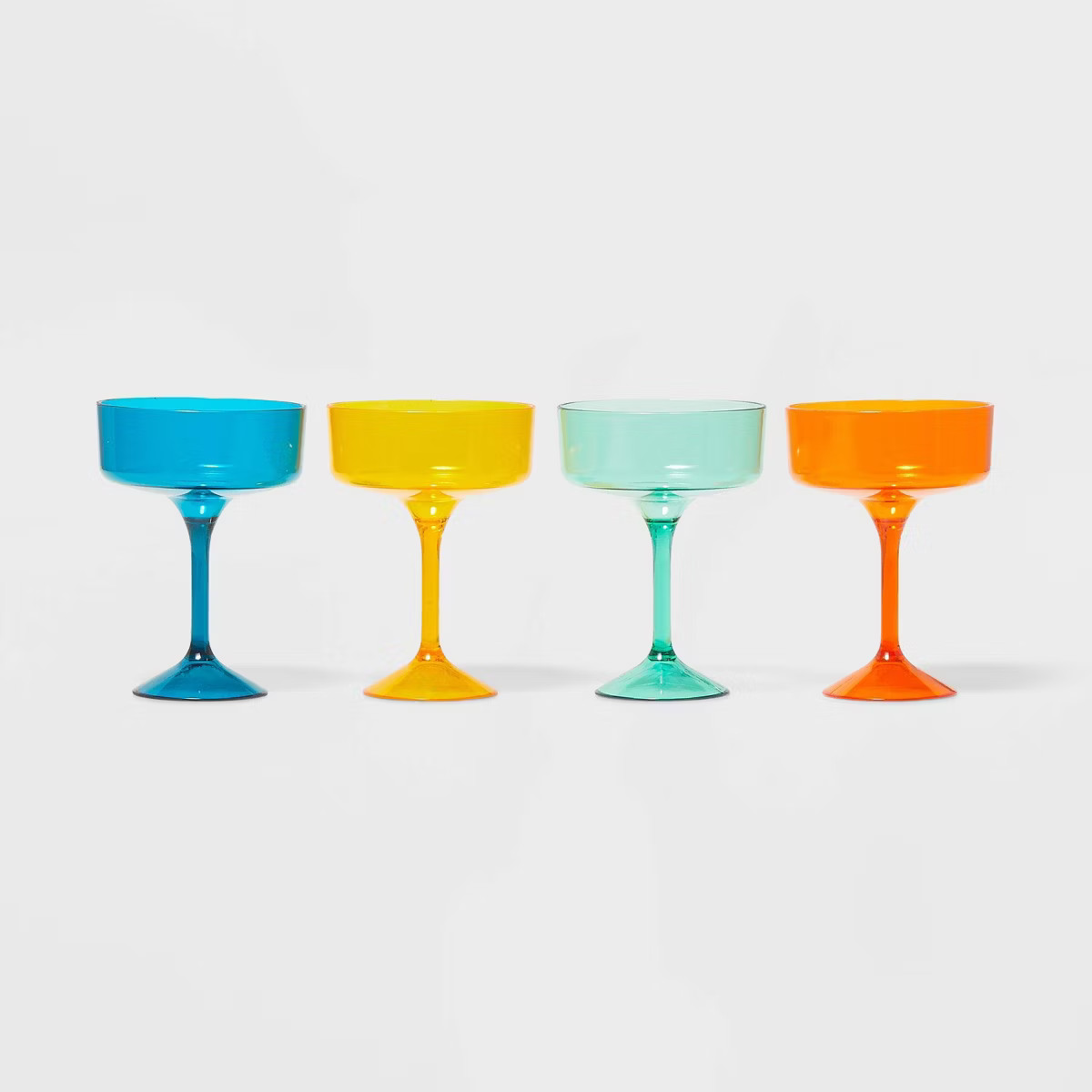 13oz 4pk Stemmed Cocktail Glasses - Sun Squad™ | Target