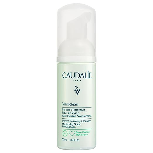 Caudalie Vinoclean Gentle Instant Foaming Facial Cleanser for All Skin Types | Amazon (US)