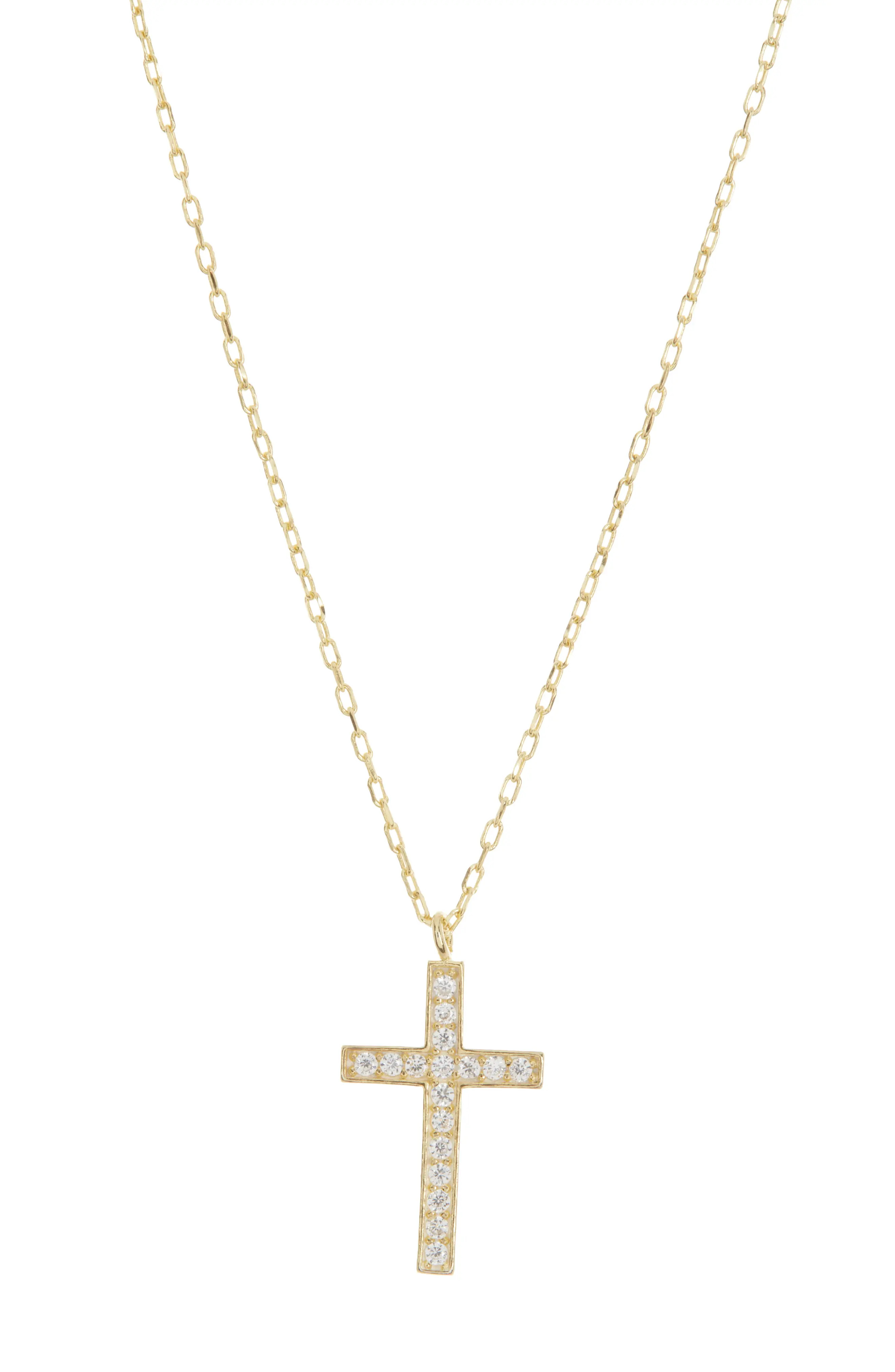 CZ Cross Pendant Necklace (Women) | Nordstromrack | Nordstrom Rack