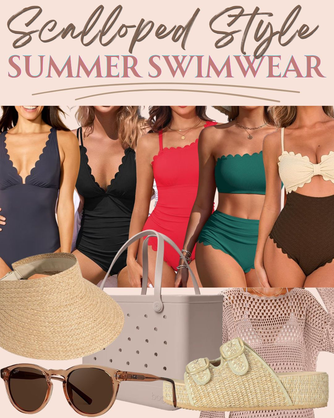 Keep summer swim flirty and chic with these trending scalloped swimsuit styles from Amazon.  #swim #swimsuit #coverup #swimwear  #onepieceswimsuit

#LTKMothersDay #LTKSwim #LTKSaleAlert