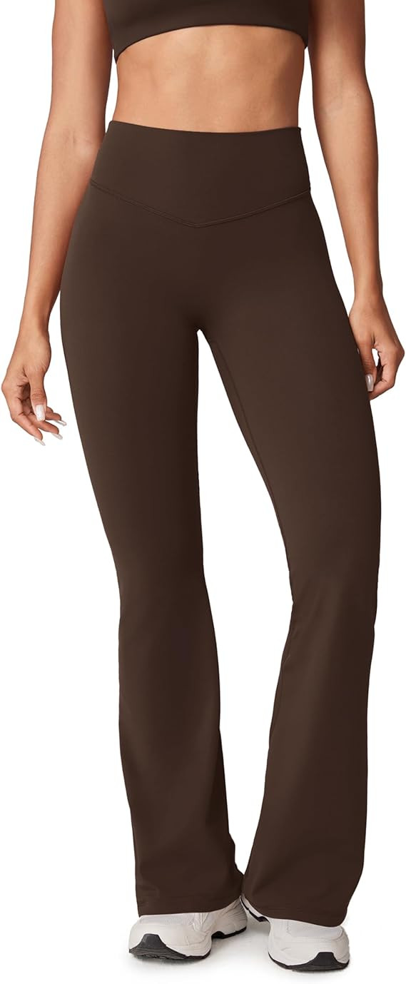 Hugcurve High Waisted Flare Leggings Bootcut Yoga Pants | Amazon (US)