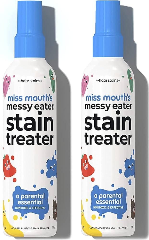 Miss Mouth's Messy Eater Stain Treater Spray - 4oz 2 Pack Stain Remover - Newborn & Baby Essentia... | Amazon (US)