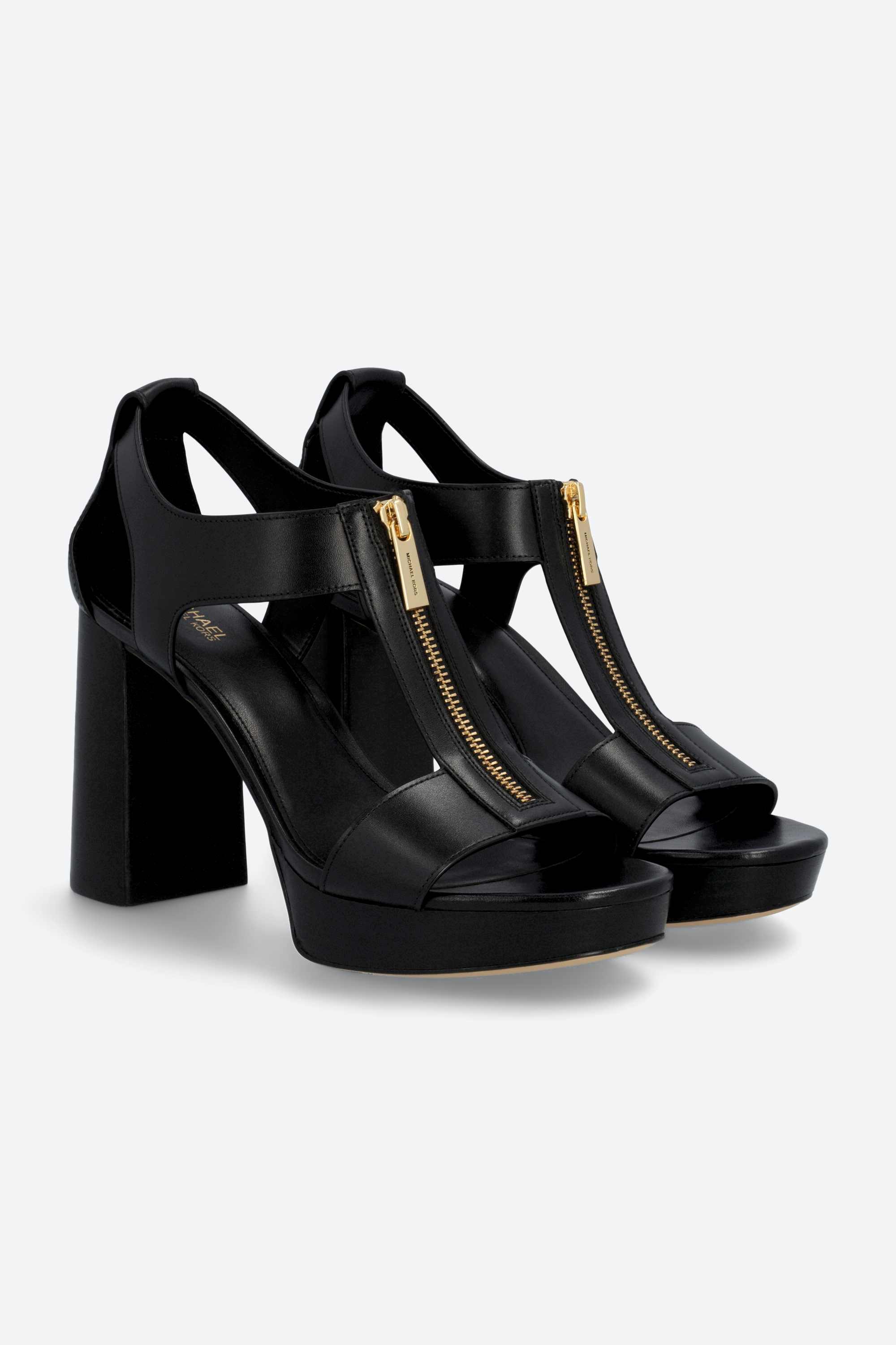 Berkley Mid Leather Sandal Heel | Stitch Fix