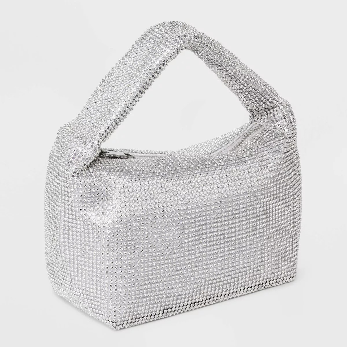Crystal Mesh Handbag - A New Day™ Silver | Target