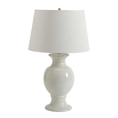 SK Chapelle Urn Table Lamp with Essential White Linen Shade & 3 Way Switch | Ballard Designs, Inc.
