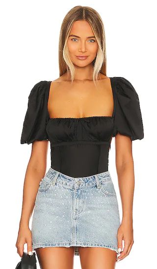 Dany Bodysuit in Black | Revolve Clothing (Global)