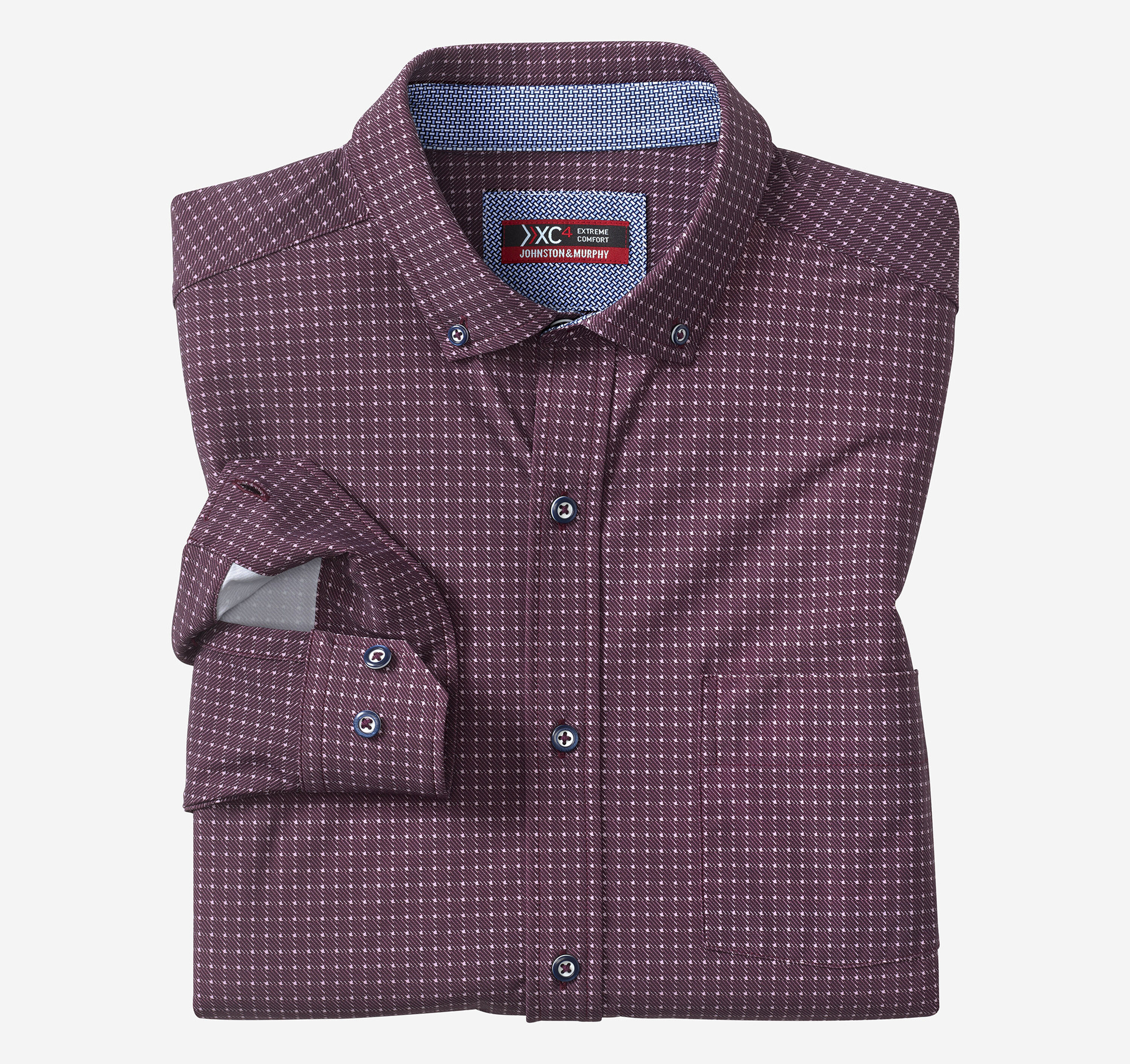 XC+™ Motion Long-Sleeve Sport Knit Shirt | Johnston & Murphy