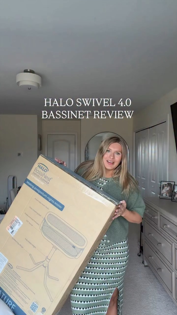 having a bassinet in my bedroom makes everything feel so much more real 🥹

@halosleep 
#Halo #babyprep #bassinet #babyessentials #unboxing