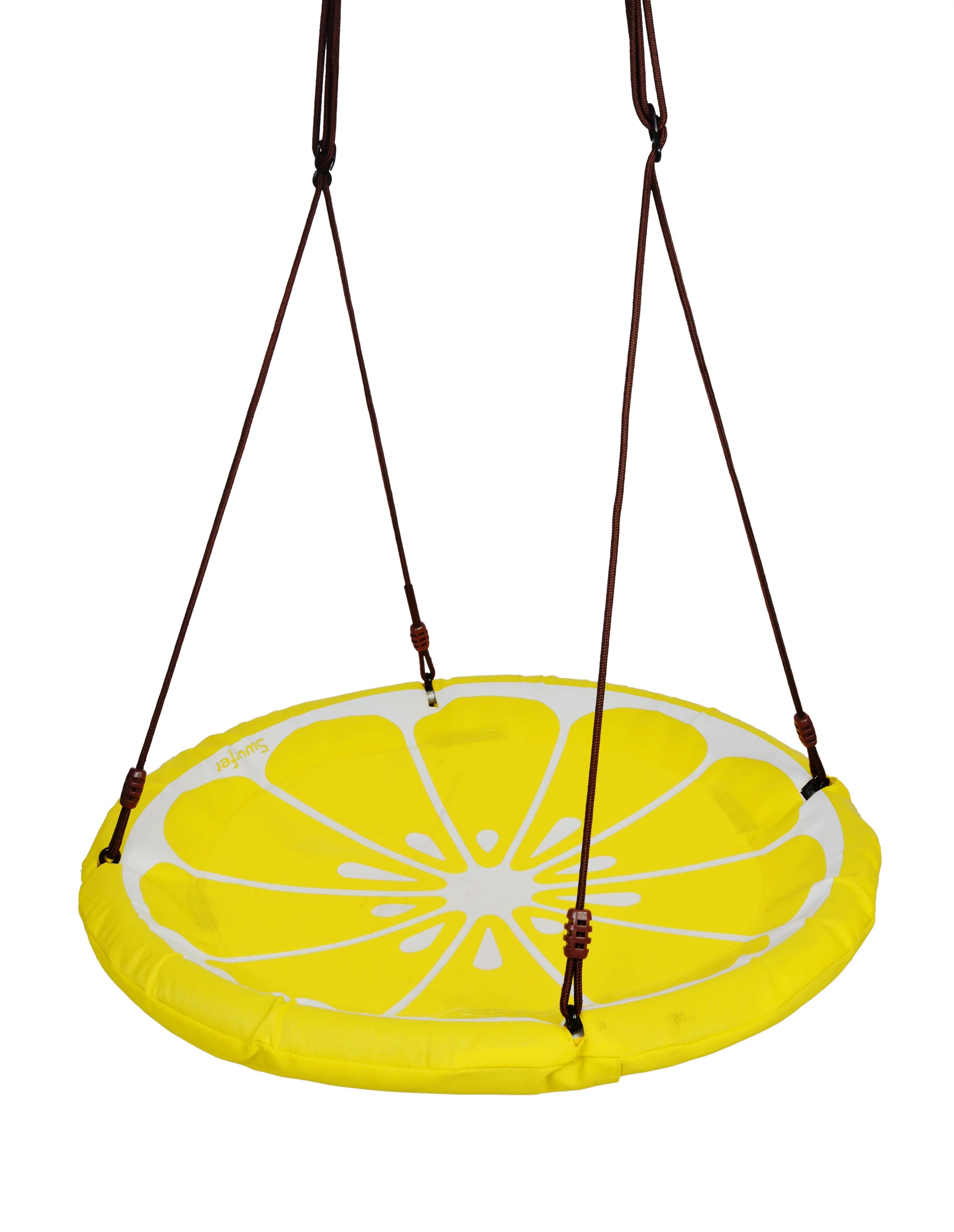 Swurfer Slice 40 Inch Outdoor Saucer Swing with Soft Padded Edge and Weather Resistant Quick Dryi... | Walmart (US)