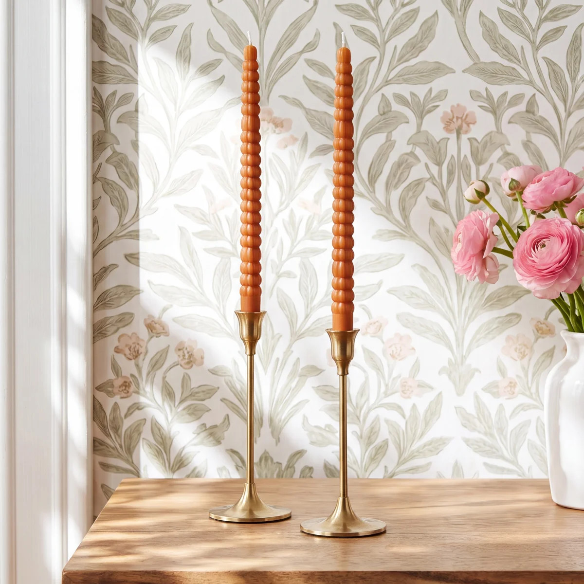 Unscented Pumpkin Shaped Taper Candles In Box | Wayfair North America