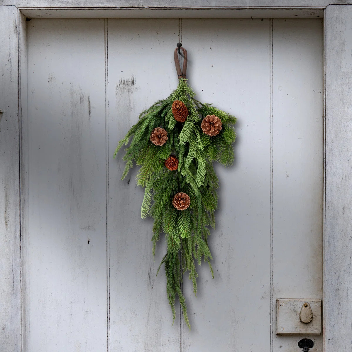 Norfolk Spruce Juniper Teardrop Swag | Wayfair North America
