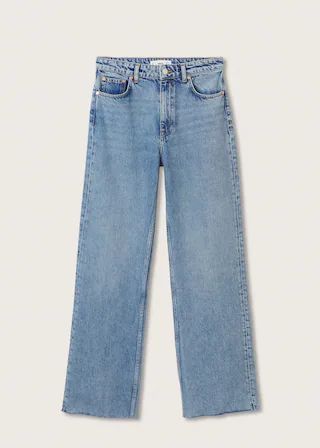 Wideleg Jeans mit hohem Bund | MANGO (DE)